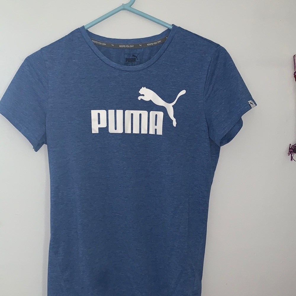Blue Active Puma Top: W Small